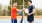 two men playing pickleball